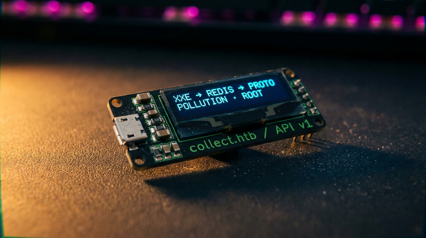 HTB Pollution прохождение: от XXE в API до root через отравление кэша и Prototype Pollution