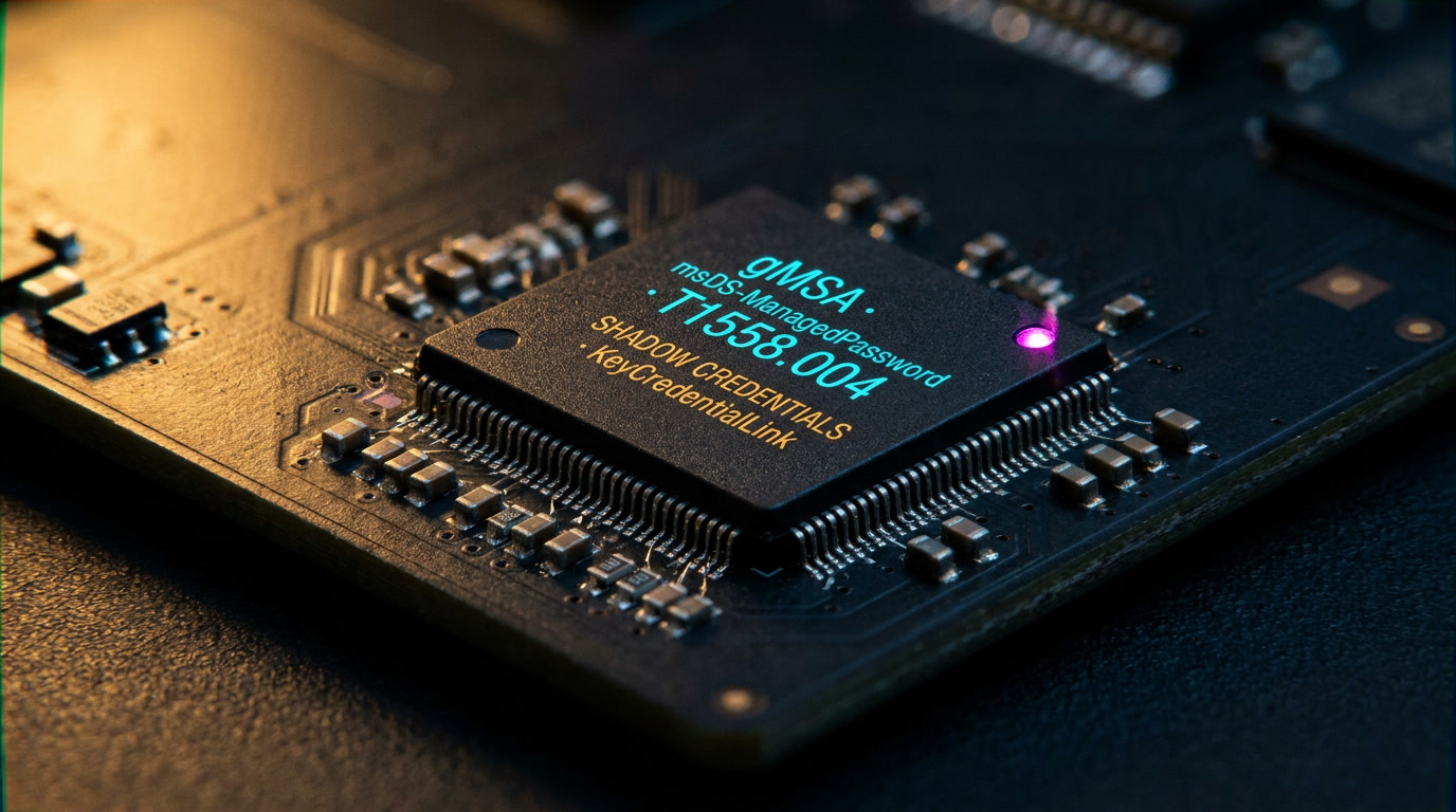 HTB Vintage writeup: злоупотребление gMSA-паролем и Shadow Credentials в Active Directory