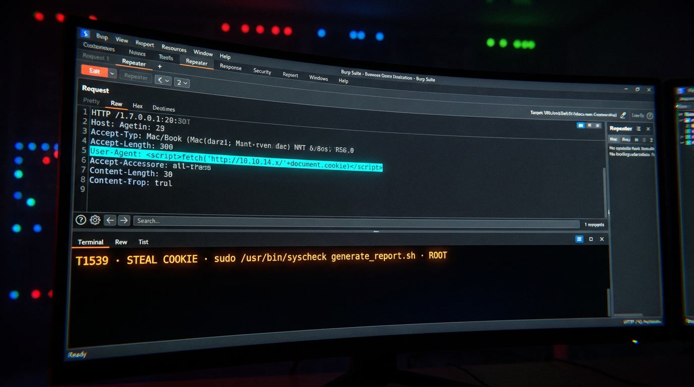 HTB Headless прохождение: от XSS в User-Agent до root через sudo