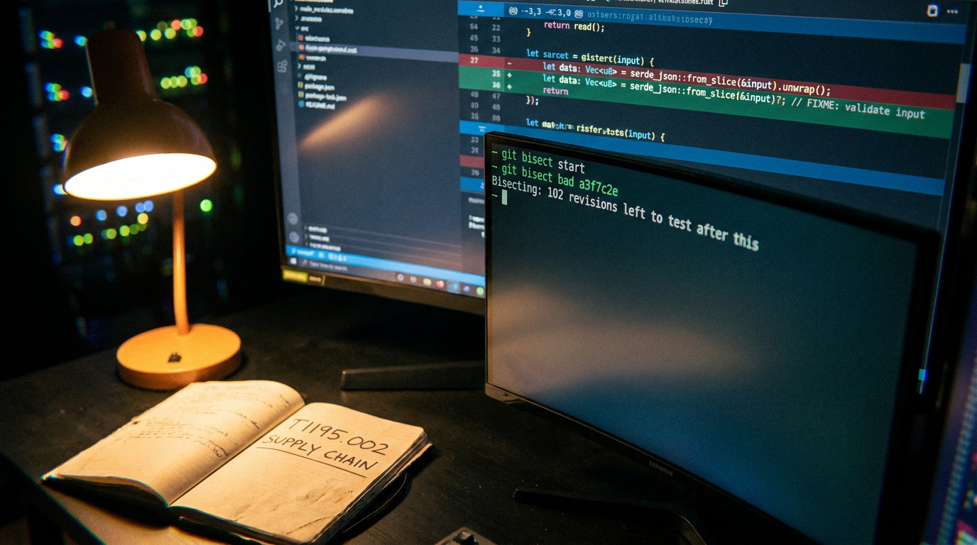 Git bisect: поиск уязвимого коммита в open-source проекте перед пентестом кода