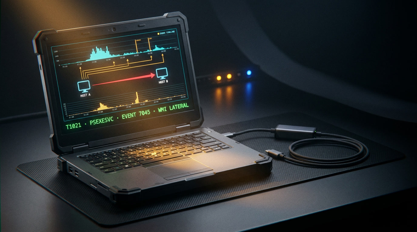 Выявление lateral movement через WMI и PsExec: разбор связки Sysmon и Windows Event Log