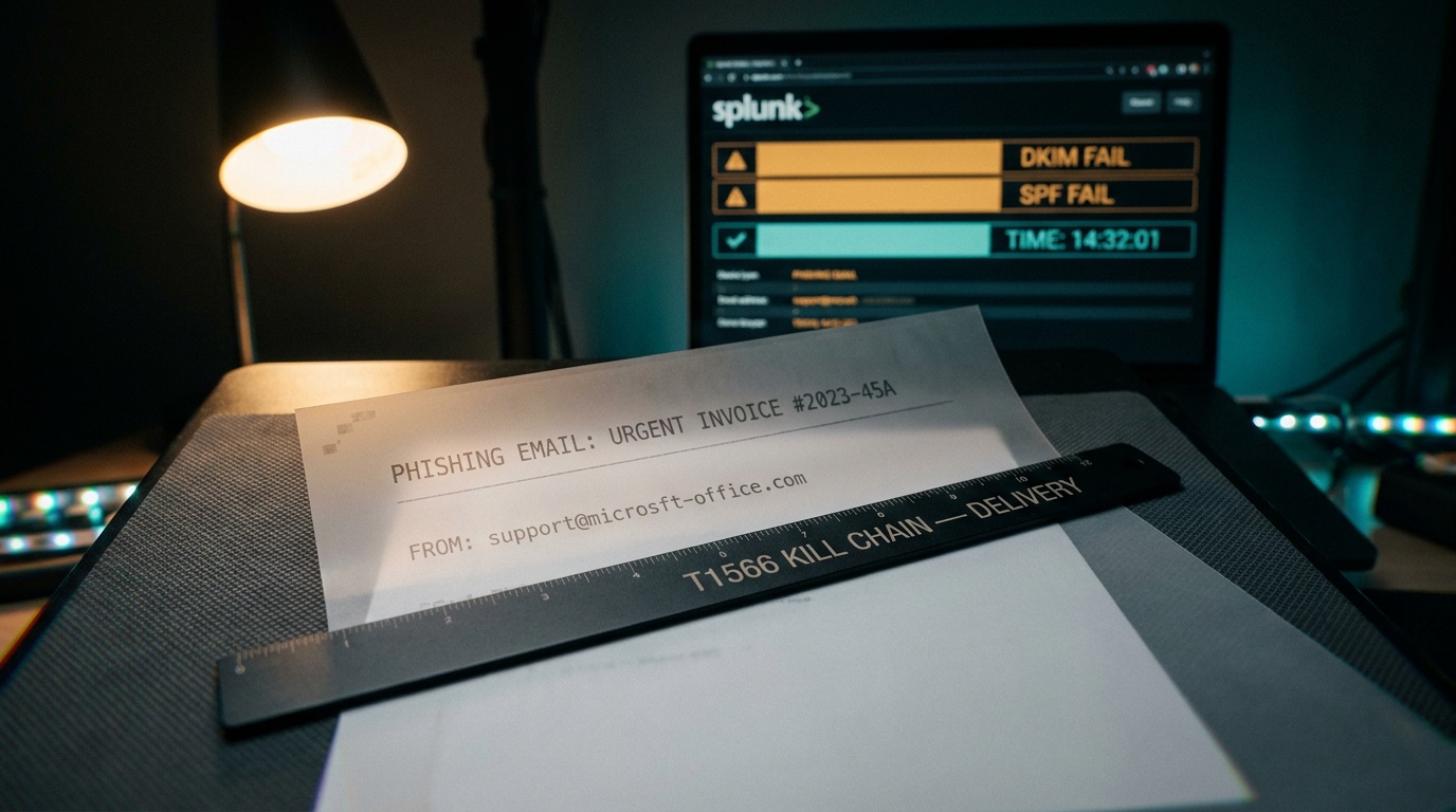 Kill chain фишинговой атаки: пошаговый разбор инцидента глазами SOC-аналитика