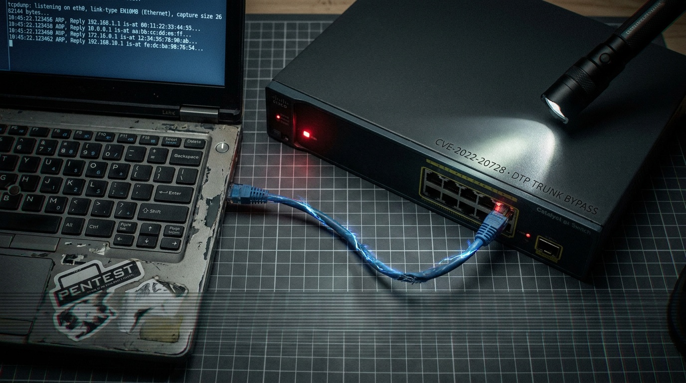 Обход сегментации VLAN при пентесте: разведка через ARP и DHCP-трафик