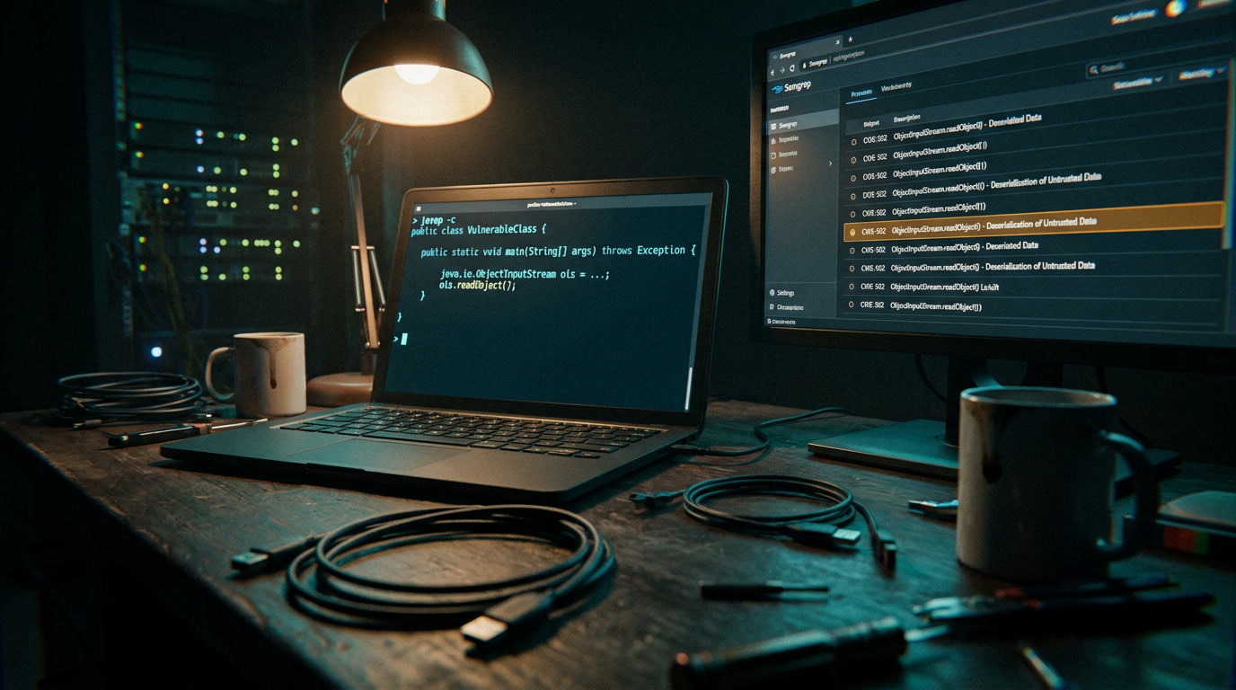 Небезопасная десериализация Java: поиск уязвимости через SAST и дифф байткода