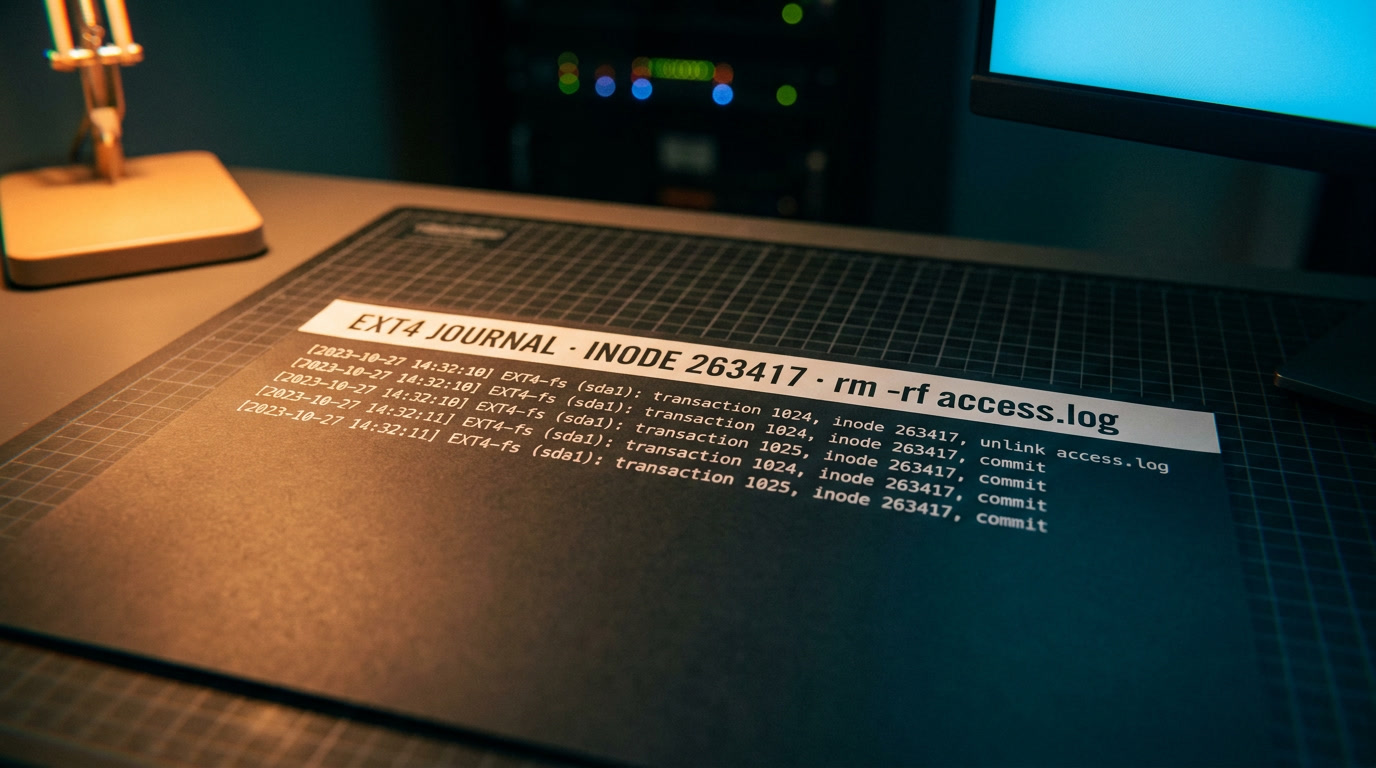 Восстановление удалённых файлов Linux через журнал ext4 — когда photorec бесполезен