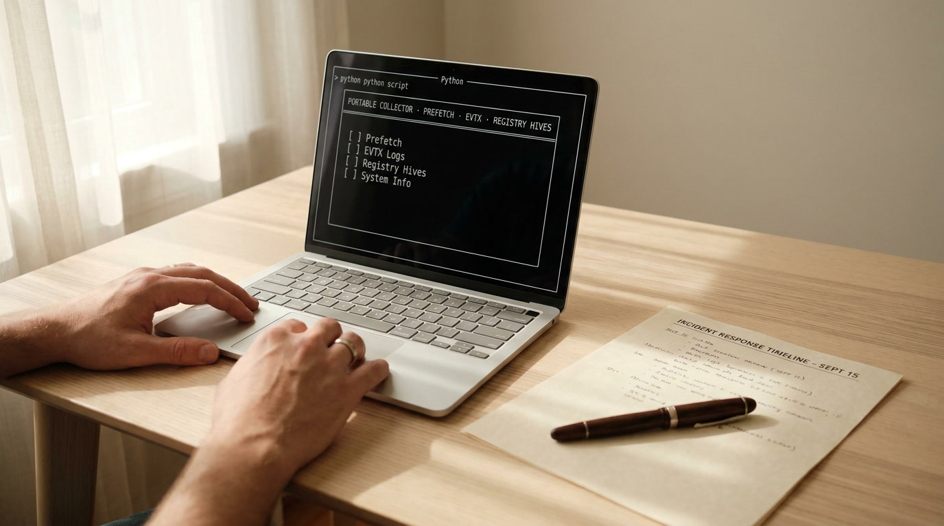 Сбор артефактов Windows на Python: портативный коллектор для реагирования на инциденты