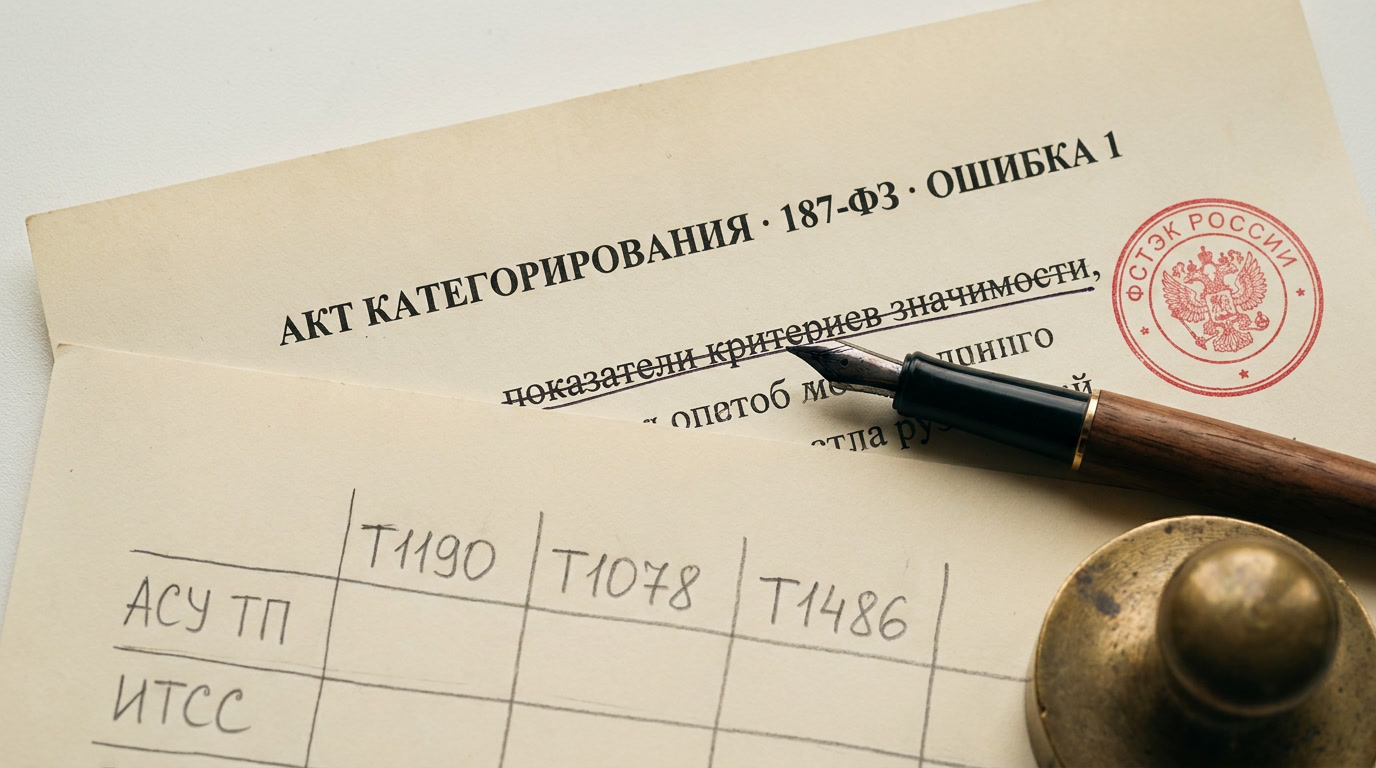 Модель угроз КИИ по 187-ФЗ: собираю с нуля и разбираю три ошибки в категорировании