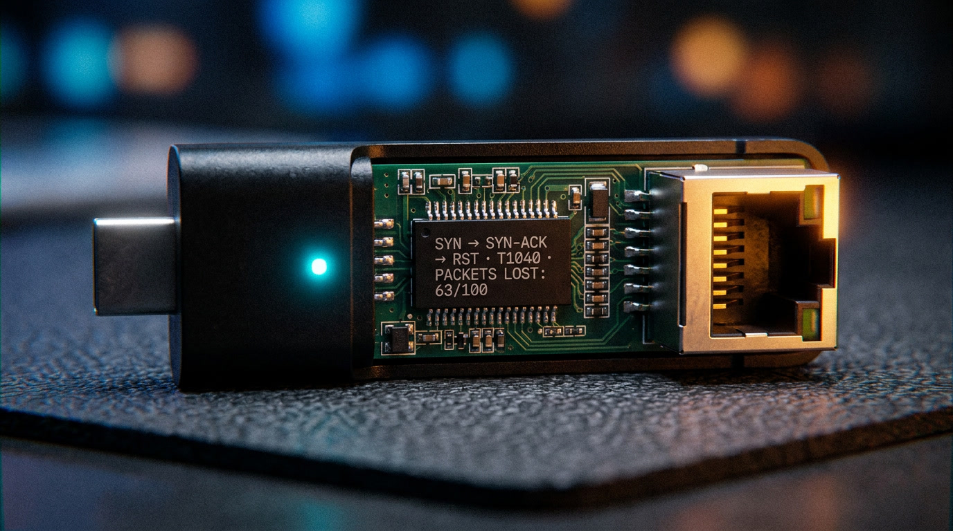 Анализ TCP-хендшейка в Wireshark: почему Python-сканер теряет пакеты при сканировании
