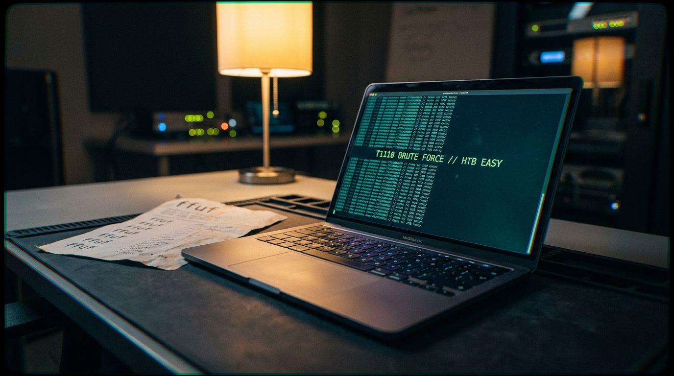 Брутфорс веб-формы на пентесте: прохожу HTB Easy и разбираю каждый шаг