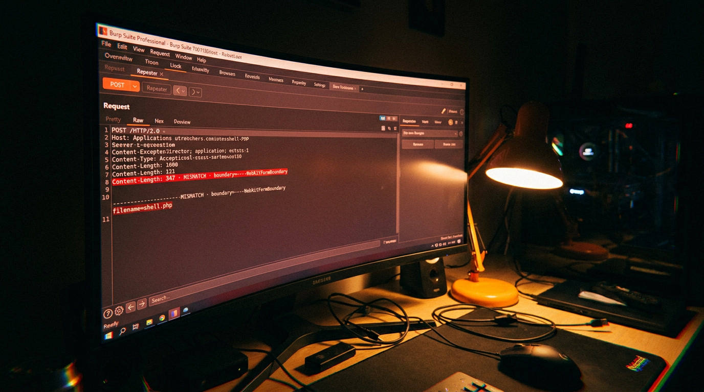 Burp Suite и multipart-запросы: настройка Repeater, который ломает тело