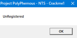 Простой запуск Crackme